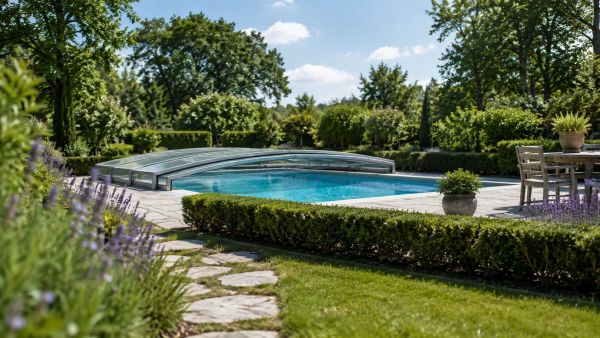 Piscine et jardin : comment un abri transforme votre espace extérieur